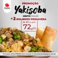 Yakisoba Misto com 2 Rolinhos Primavera